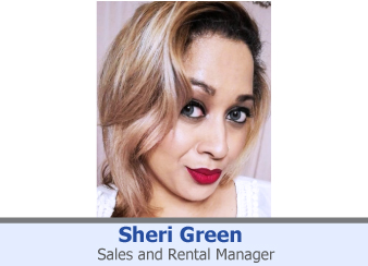 Portrait of Sheri Green, Sales and Rental Manager at 2T Prop Services