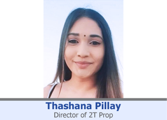 Portrait of Thashana Pillay, Director of 2T Prop
